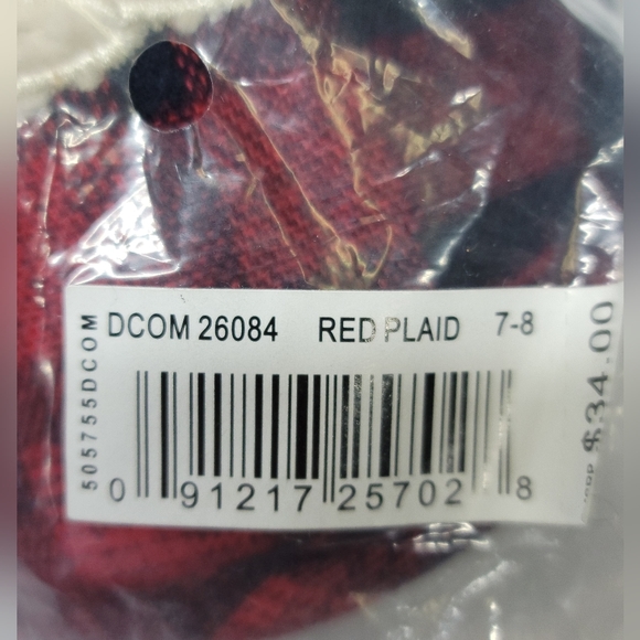 NEW Dearfoams Womens Size M 7 8 BEAR Fluffy Faux Sherpa Slippers - Picture 5 of 5